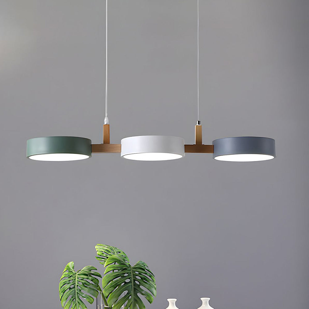 Delira Cilinder Hanglamp Scandinavisch Metaal Hout