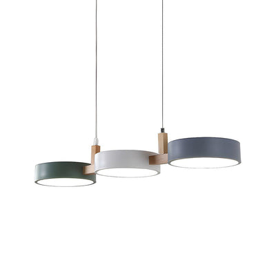 Delira Cilinder Hanglamp Scandinavisch Metaal Hout