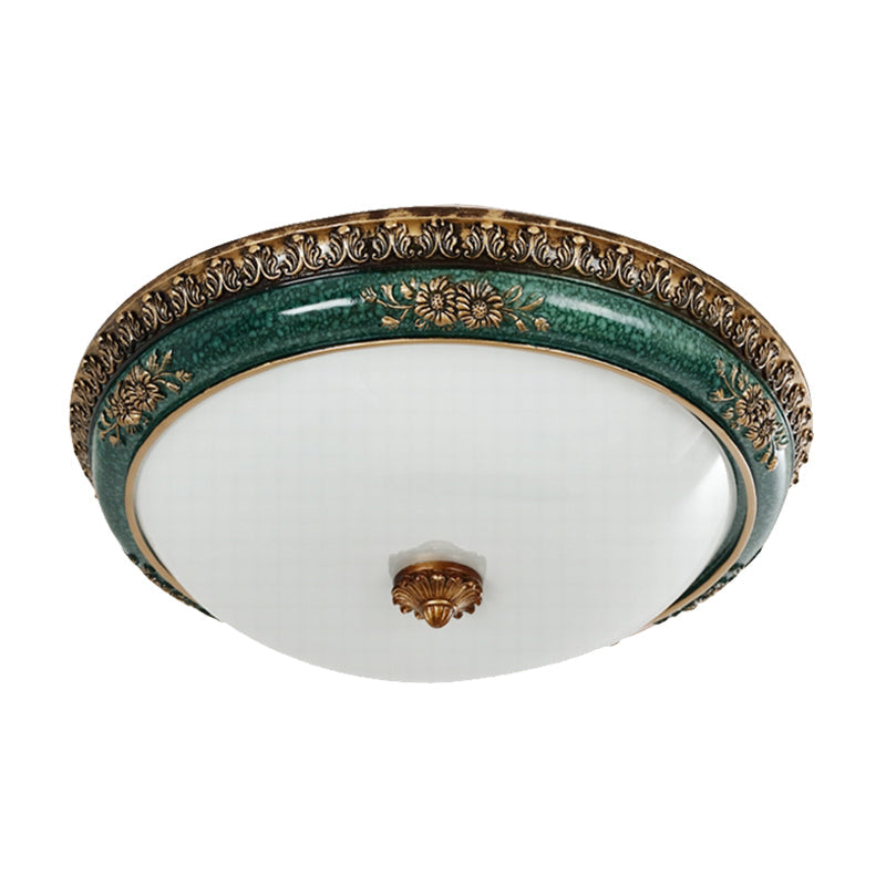 Delira Plafondlamp Glas Groen Opaal