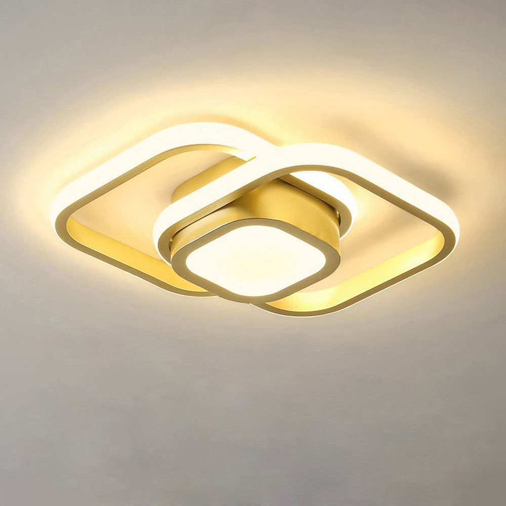 Delira Plafondlamp Minimalistisch Dubbele Ring