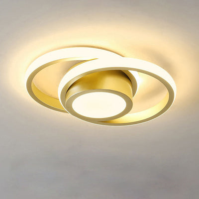 Delira Plafondlamp Minimalistisch Dubbele Ring