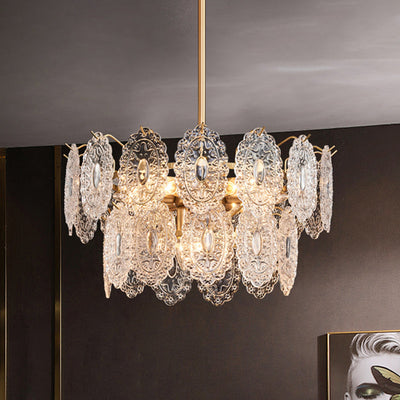 Delira Hanglamp Kristalpanelen Goudkleurig