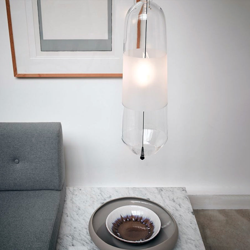 Delira Hanglamp Glas Ellipsvorm Bedlamp
