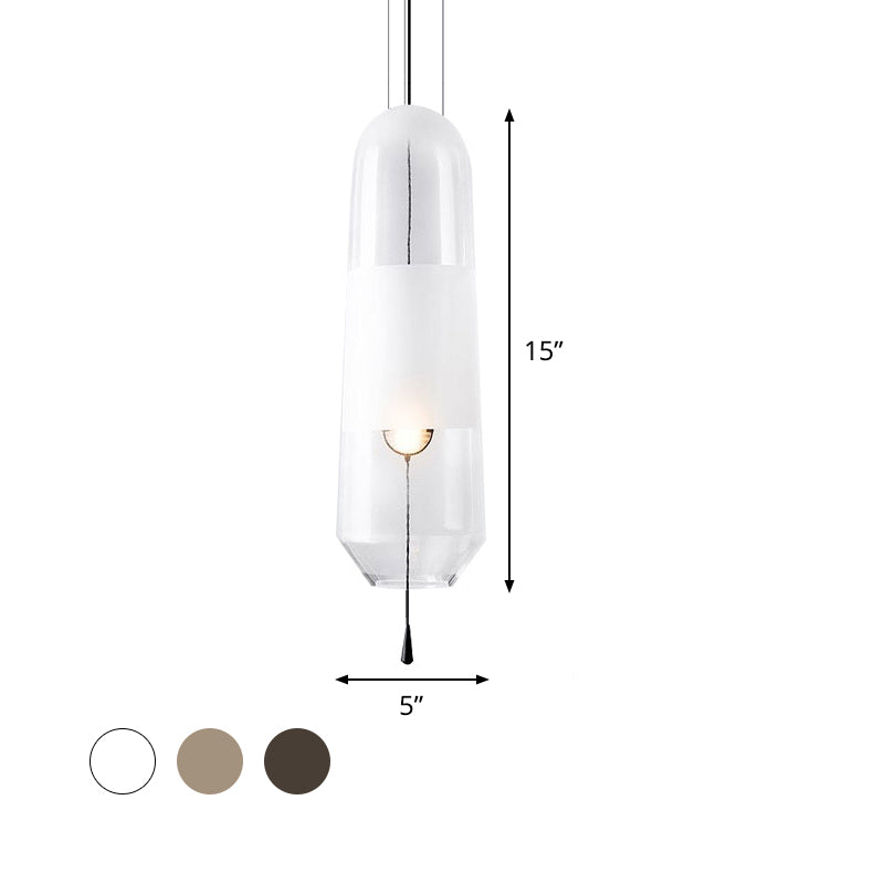 Delira Hanglamp Glas Ellipsvorm Bedlamp