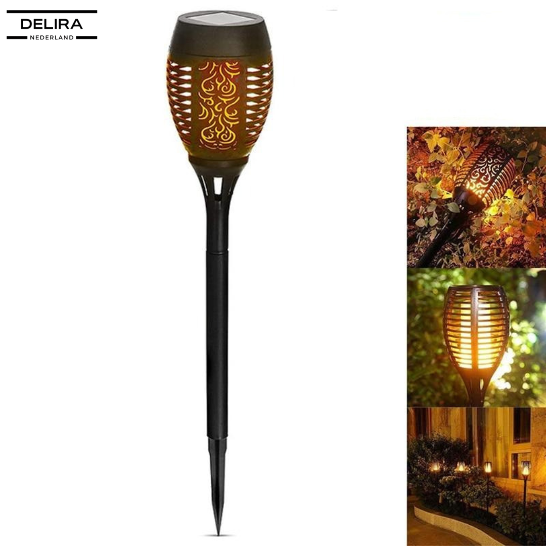 GlowTorch™ – Sfeervolle solar fakkelverlichting