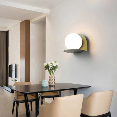 Delira Wandlamp Glasbol Mat Glas