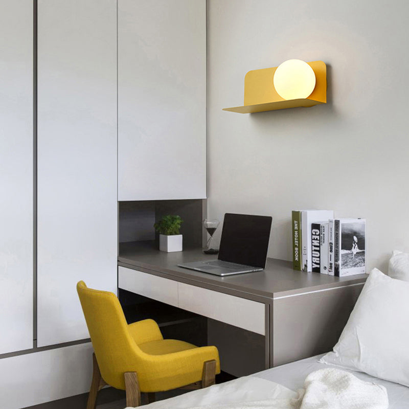 Delira Wandlamp Glasbol Mat Glas