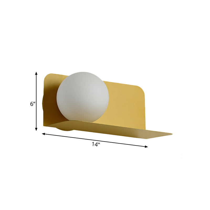 Delira Wandlamp Glasbol Mat Glas