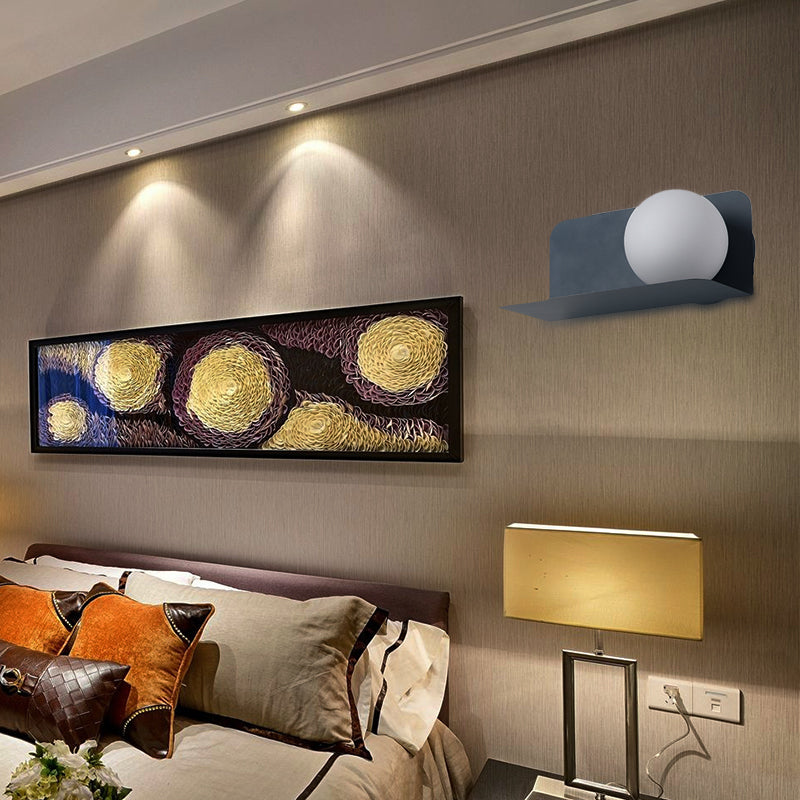 Delira Wandlamp Glasbol Mat Glas