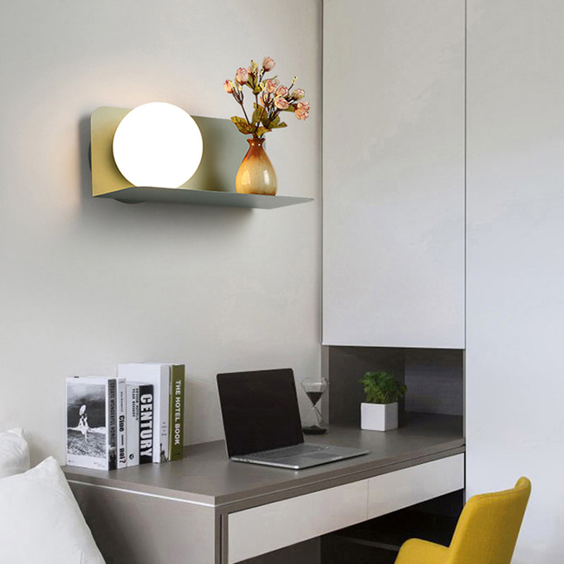 Delira Wandlamp Glasbol Mat Glas