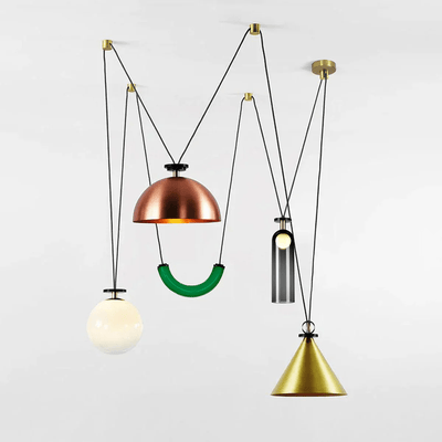 Delira Hanglamp Geometrisch Glas en Metaal