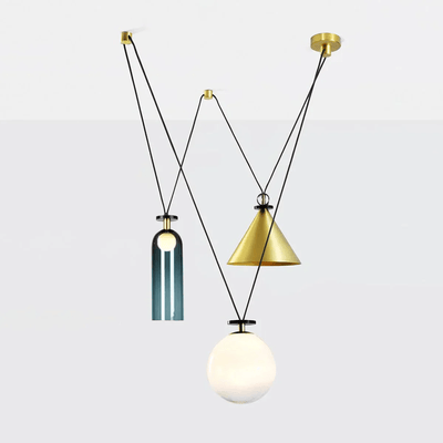 Delira Hanglamp Geometrisch Glas en Metaal