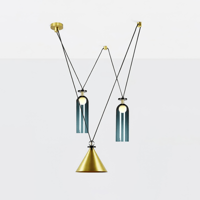 Delira Hanglamp Geometrisch Glas en Metaal