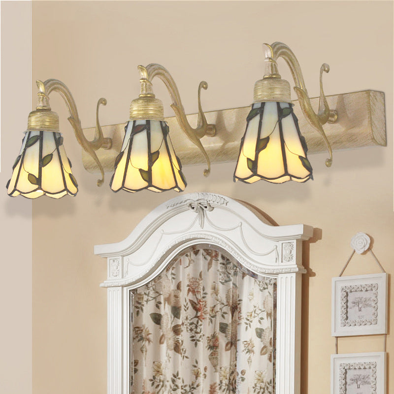 Delira Wandlamp Glas Bladeren Klassiek