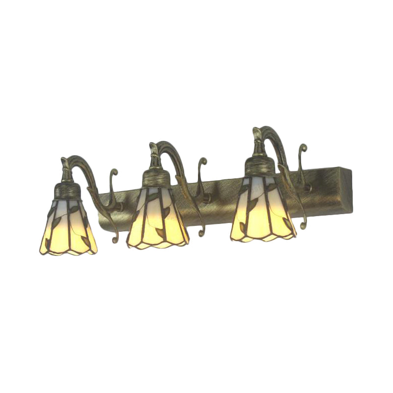 Delira Wandlamp Glas Bladeren Klassiek