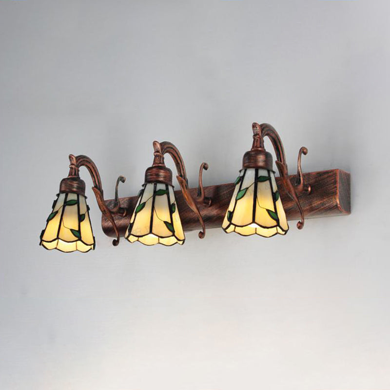 Delira Wandlamp Glas Bladeren Klassiek