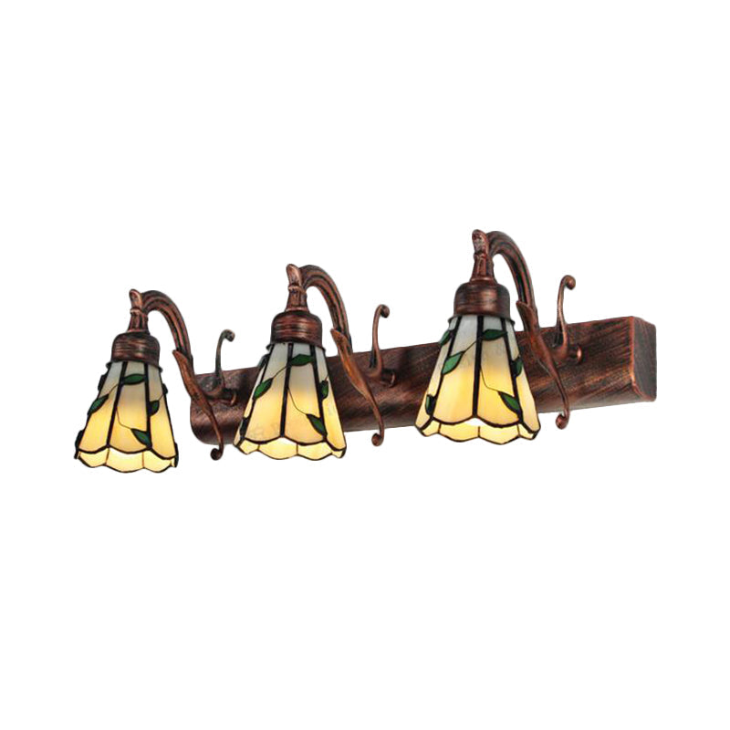 Delira Wandlamp Glas Bladeren Klassiek