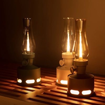 Delira Tafellamp Vintage LED Lantaarn Oplaadbaar