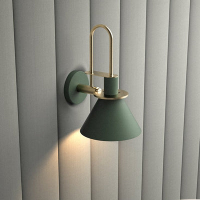 Delira Wandlamp Macaron Kegelvormig Metaal