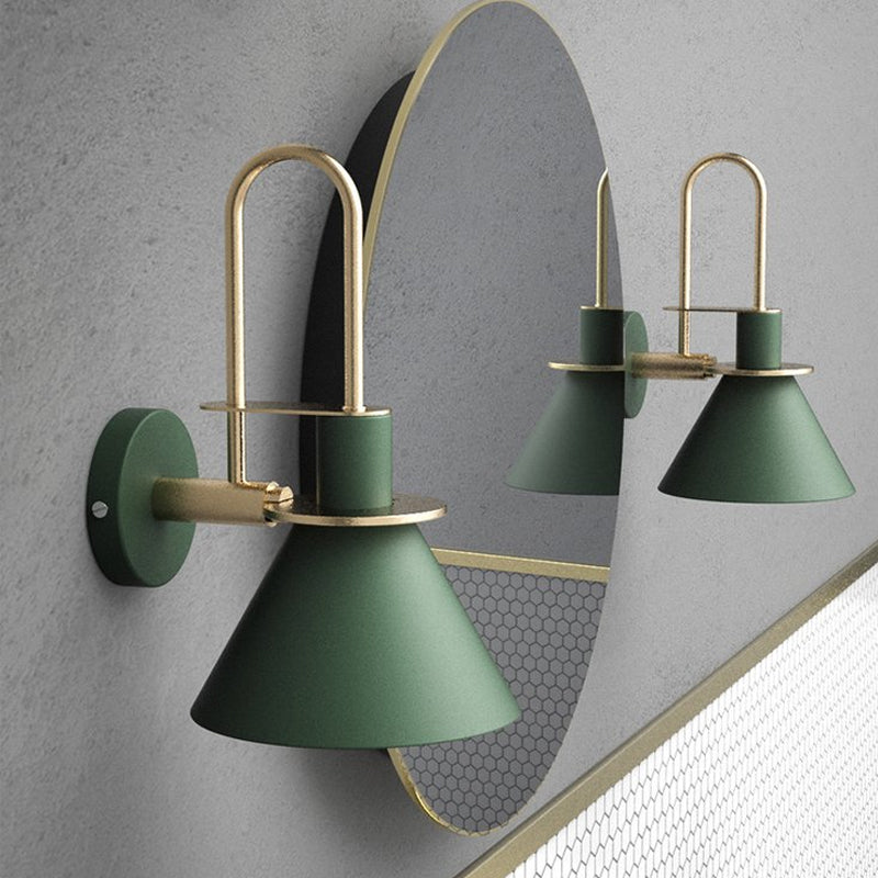 Delira Wandlamp Macaron Kegelvormig Metaal