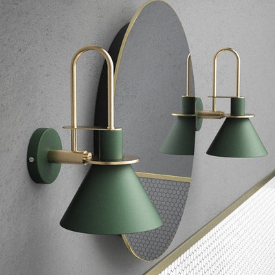 Delira Wandlamp Macaron Kegelvormig Metaal