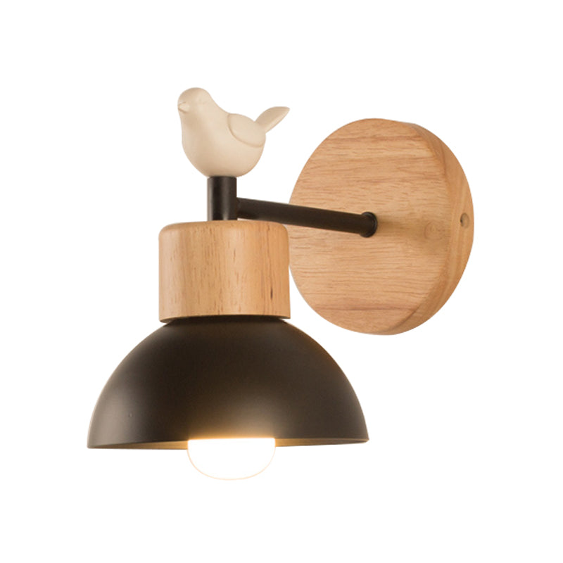 Delira Wandlamp Metaal Hout Accent