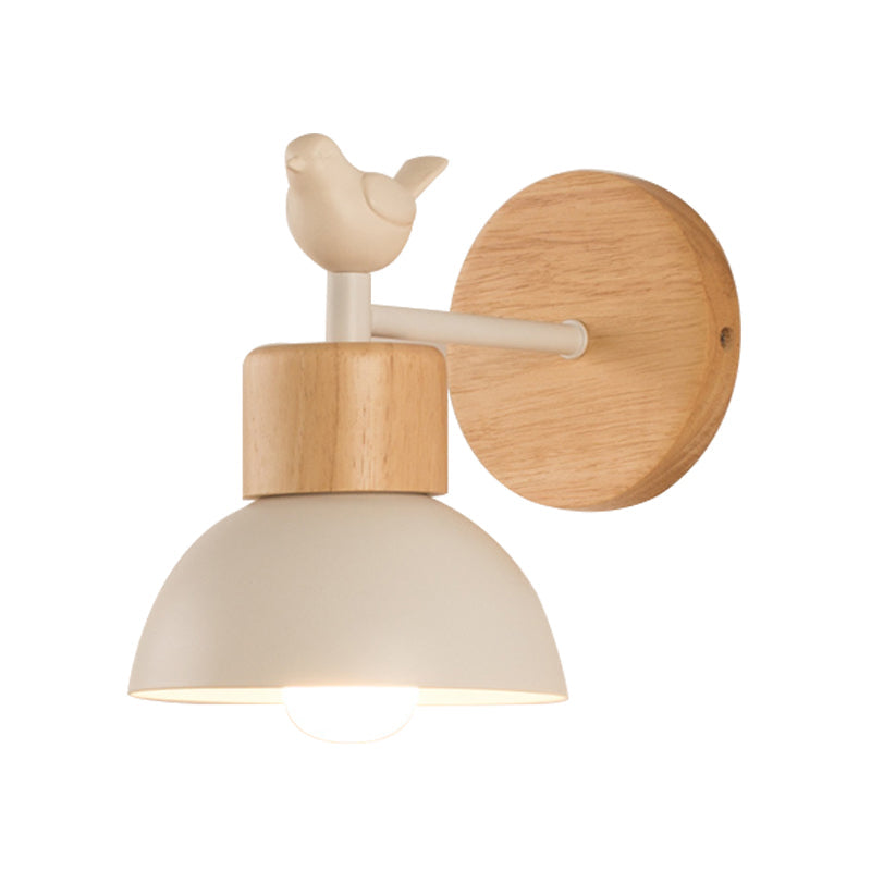 Delira Wandlamp Metaal Hout Accent