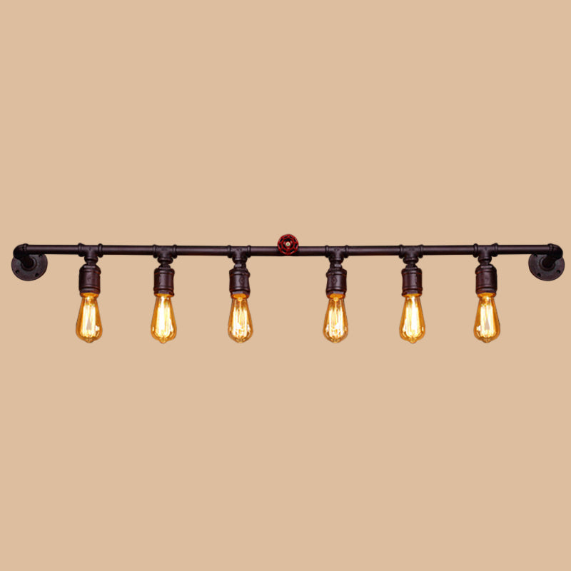 Delira Wandlamp Industrieel Zwart Metaal