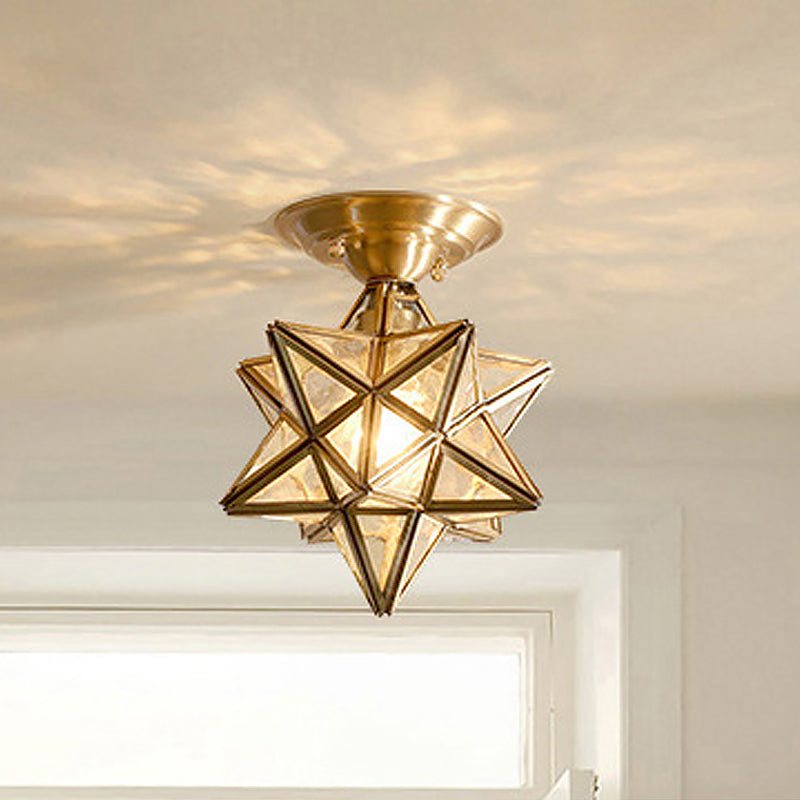 Delira Plafondlamp Glas Ster Diamant