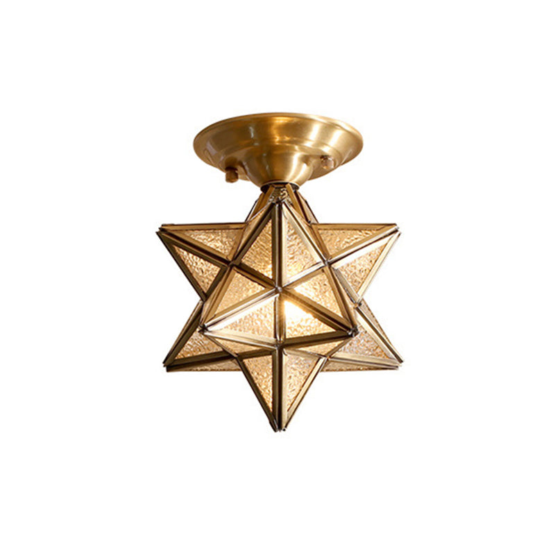 Delira Plafondlamp Glas Ster Diamant