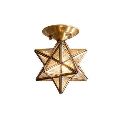 Delira Plafondlamp Glas Ster Diamant