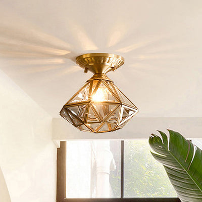 Delira Plafondlamp Glas Ster Diamant