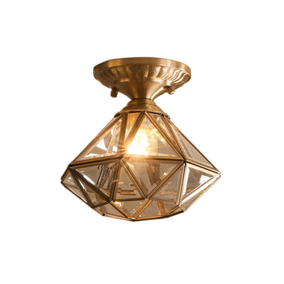Delira Plafondlamp Glas Ster Diamant
