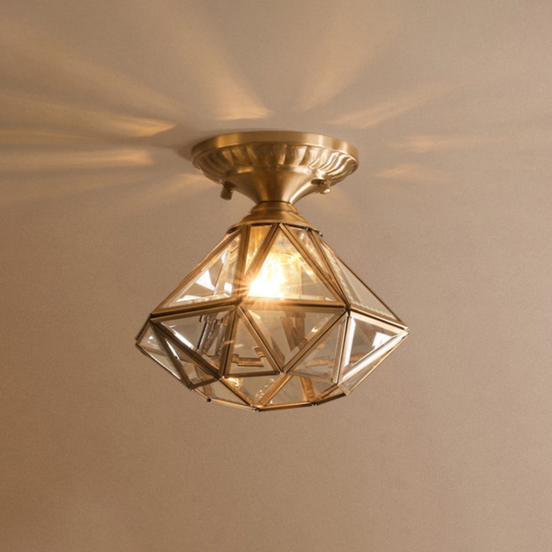 Delira Plafondlamp Glas Ster Diamant