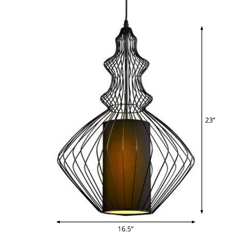 Delira Hanglamp Met Kalebasvorm Zwart