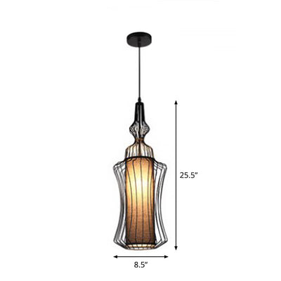 Delira Hanglamp Met Kalebasvorm Zwart
