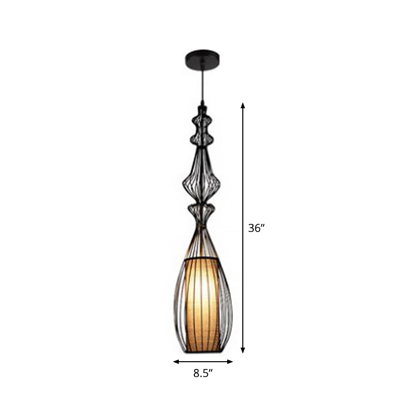 Delira Hanglamp Met Kalebasvorm Zwart