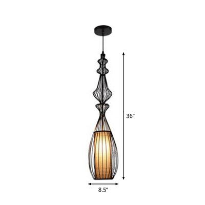 Delira Hanglamp Met Kalebasvorm Zwart