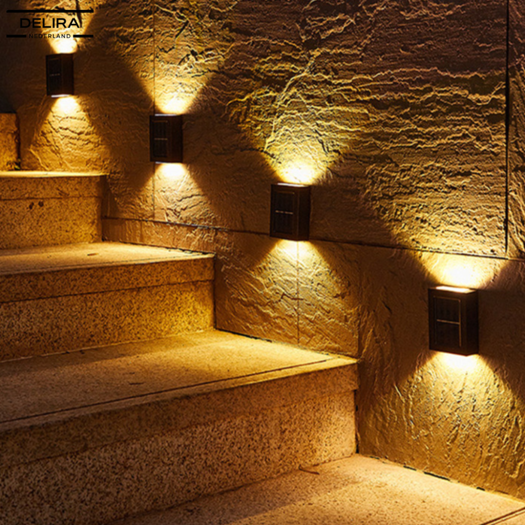LumaBrite™ – Stijlvolle wandlamp op zonne-energie