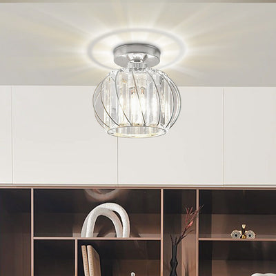 Delira Plafondlamp Glas Zwart Minimalistisch