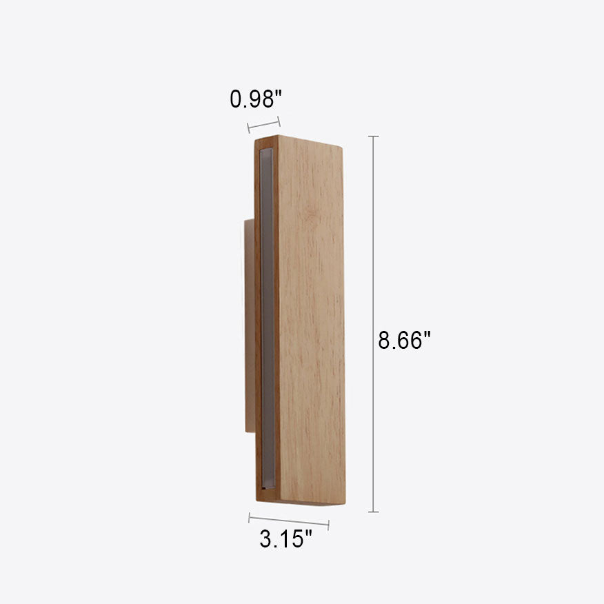 Delira Wandlamp Hout LED Minimalistisch Design
