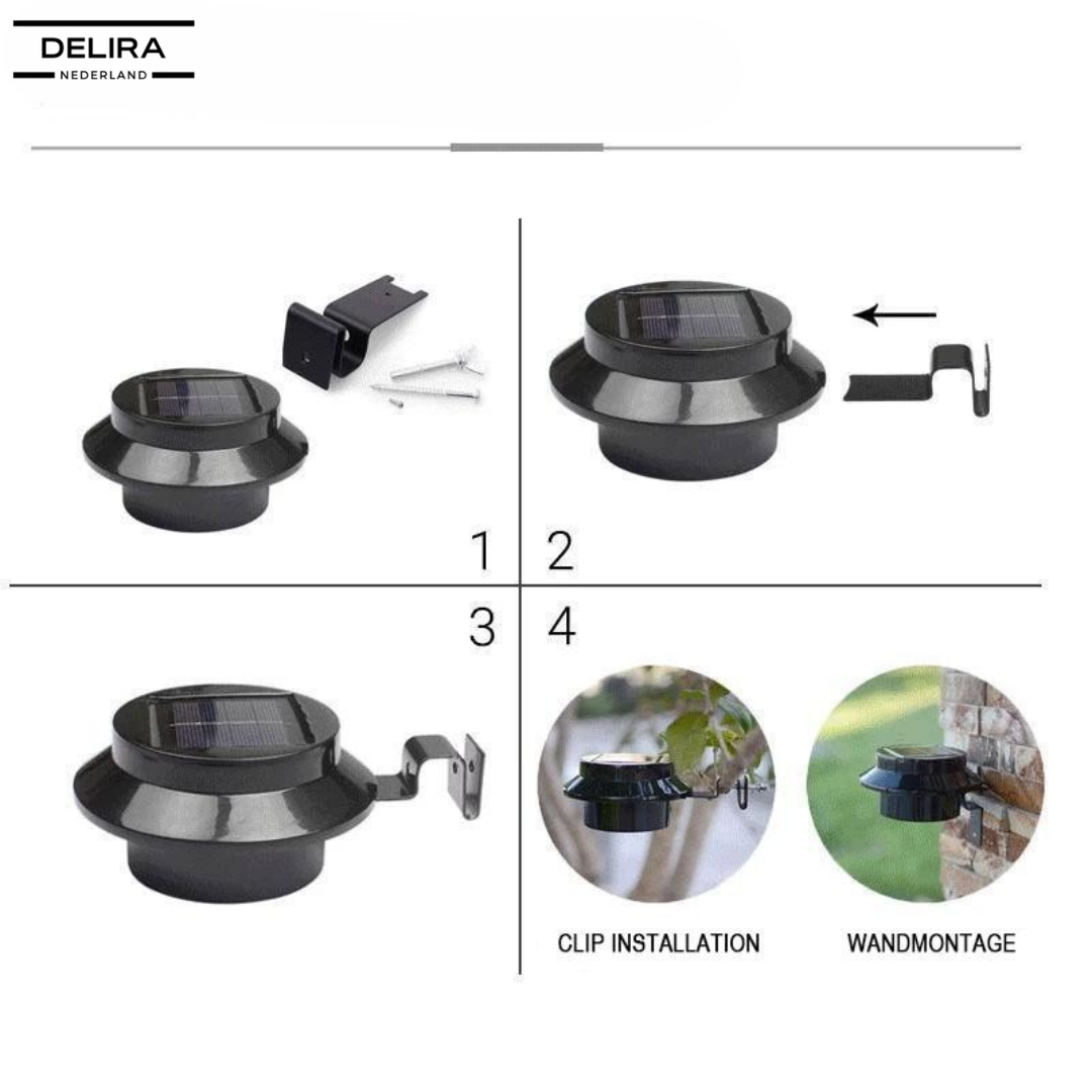 GootLicht™ – De slimme solar dakgootlamp voor sfeervolle en veilige buitenverlichting