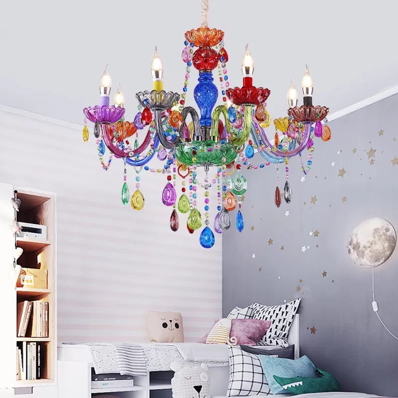Delira Hanglamp Kinderkamer Kristal Multicolor