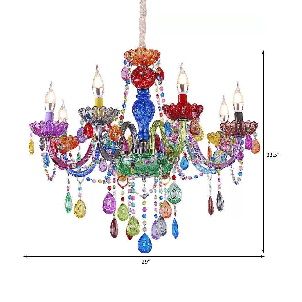 Delira Hanglamp Kinderkamer Kristal Multicolor