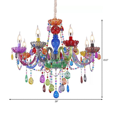 Delira Hanglamp Kinderkamer Kristal Multicolor