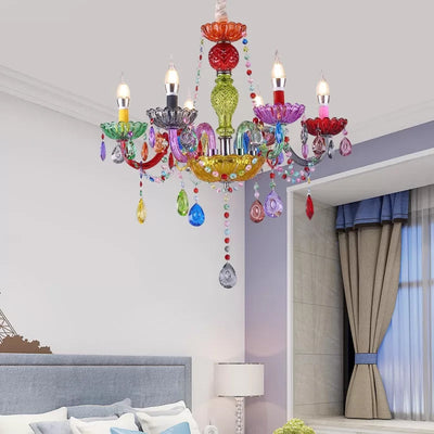 Delira Hanglamp Kinderkamer Kristal Multicolor