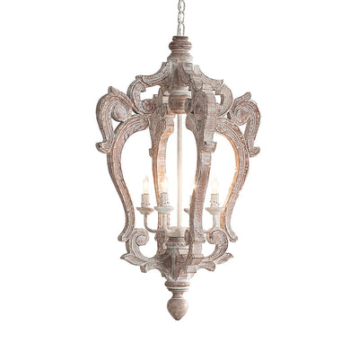 Delira Hanglamp Hout Landelijke Stijl