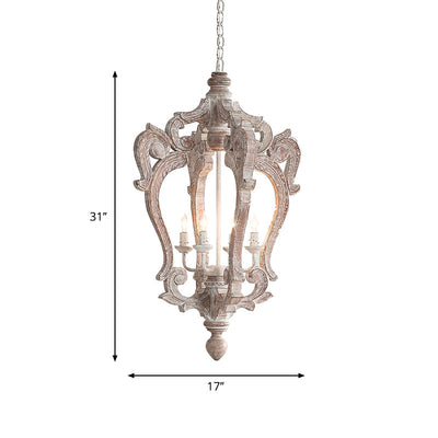 Delira Hanglamp Hout Landelijke Stijl