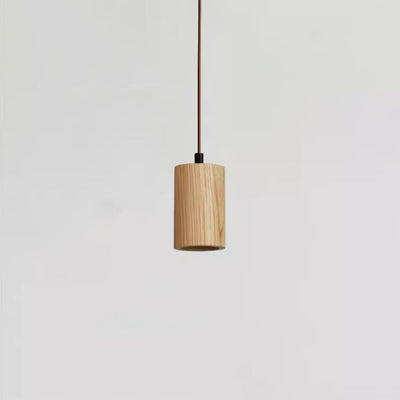 Delira Hanglamp Hout Cilindervormig Design