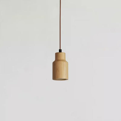Delira Hanglamp Hout Cilindervormig Design